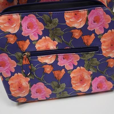 New Kelly & Katie Floral Reversible Tote 2pc Set
