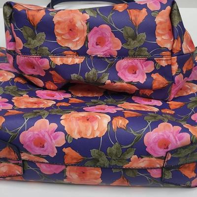 New Kelly & Katie Floral Reversible Tote 2pc Set
