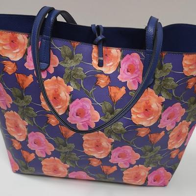 New Kelly & Katie Floral Reversible Tote 2pc Set
