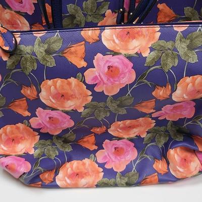 New Kelly & Katie Floral Reversible Tote 2pc Set