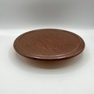BELMAR OF CAL ~ Ceramic Divided Serving Dish On Lazy Susan