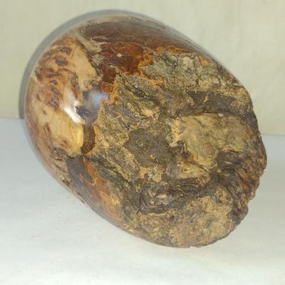 Turned Wooden Clock by Bobby Phillips- Maple Burl (#55)
