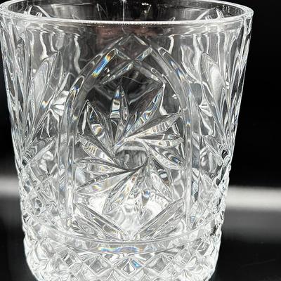 ST GEORGE ~ 11" Crystal Biscuit Jar ~ Large