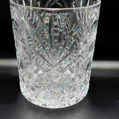 ST GEORGE ~ 11" Crystal Biscuit Jar ~ Large