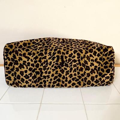 BEBE ~ Leopard Faux Suede Duffel Bag