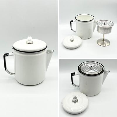 Five (5) Assorted Enamel Pot Ware