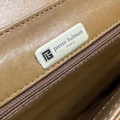 Pierre Balmain Vintage Tan Purse -Chain Shoulder Strap