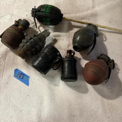 Grenade Collection #183 All Inert
