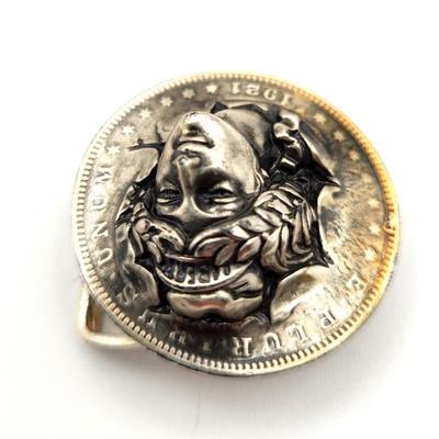 Lot #62 1921 Silver Dollar Belt Buckle