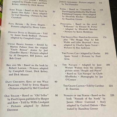 1960’s Wonderful World of Walt Disney Set 4 Volumes