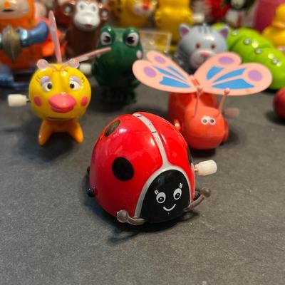 Variety of Windup Toys & Toy Key Chains More