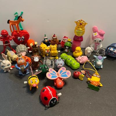 Variety of Windup Toys & Toy Key Chains More