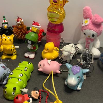 Variety of Windup Toys & Toy Key Chains More