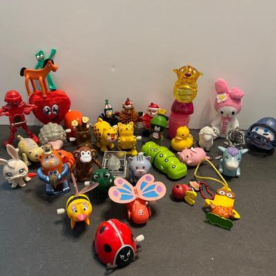 Variety of Windup Toys & Toy Key Chains More