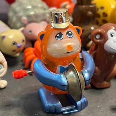 Variety of Windup Toys & Toy Key Chains More