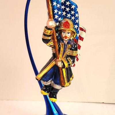 Lot #67 Chrisotpher Radko Ornament - "America's Bravest"