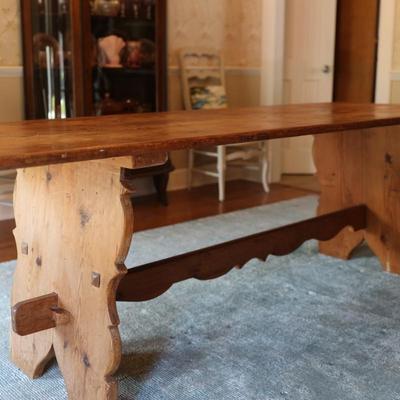 Solid Wood Dining Table from Plantation