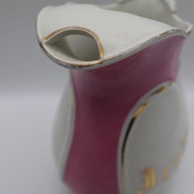 Dresden Porcelain Ice Water Pitcher, 1895 East Liverpool