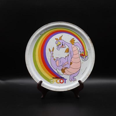 1985 Walt Disney EPCOT Souvenir Dragon Tray