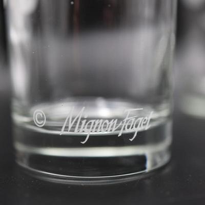 Mignon Faget Tall Glasses - Set of (4)