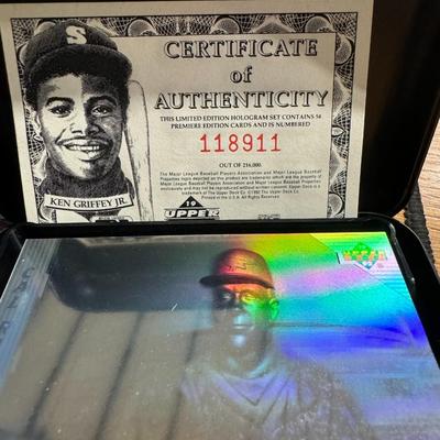 Upper Deck Limited edition Hologram set