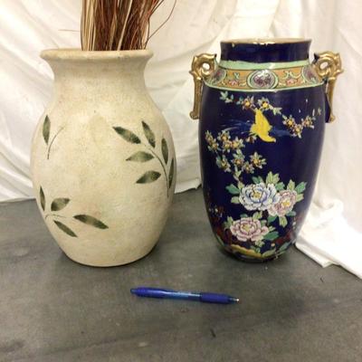 Two Large Pottery Vases