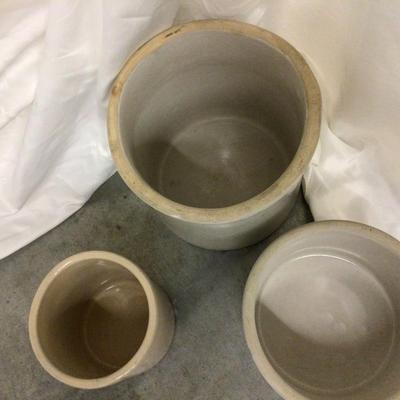 Three Gray Crocks