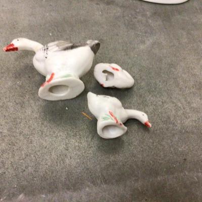 Girls and Geese Figurines