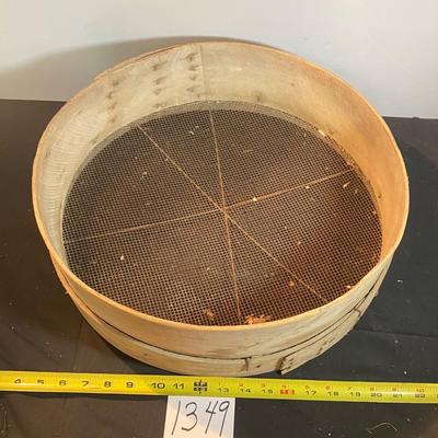 Vintage Wooden Flour Sieve