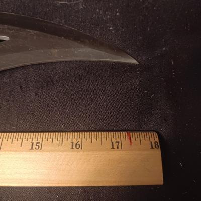 FROST CUTLERY SKULL SWORD/KNIFE W/LEATHER WRAPPED HANDLE