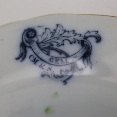 1840, Antique Charles Meigh & Son Stoneware Bowl