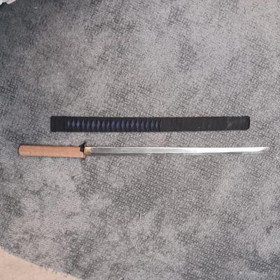 PAKISTAN SWORD W/WOODEN HANDLE AND NYLON SHEATH