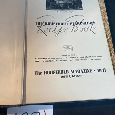 1941 Topeka Household Book and More