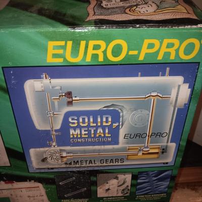 LIKE NEW EURO-PRO DENIM & SILK SEWING MACHINE