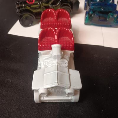 A COLLECTION OF VINTAGE AVON COLOGNE/AFTER SHAVE VEHICLES MOSTLY FULL
