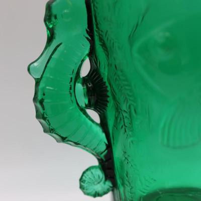 Bohemian Barolac Seahorse and Fish Ocean Vases - Set of (2)