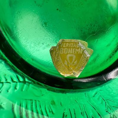 Bohemian Barolac Seahorse and Fish Ocean Vases - Set of (2)