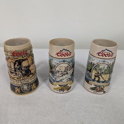 Coors Beer Steins