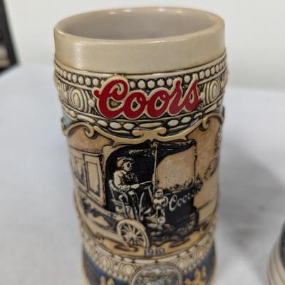 Coors Beer Steins
