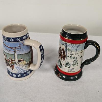 Budweiser Beer Steins