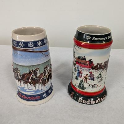 Budweiser Beer Steins