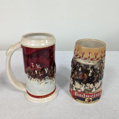 Budweiser Beer Steins