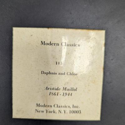 Modern Classic Art #143 Daphnis And Chloe Aristide Maillol