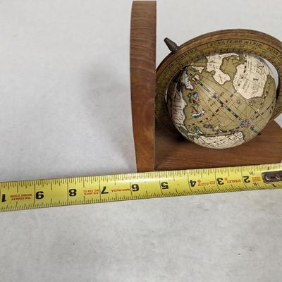 Vintage Globe Bookends
