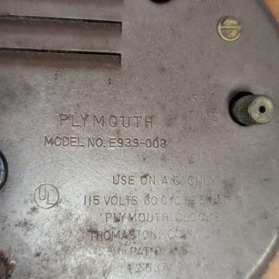 Plymouth Desk Clock