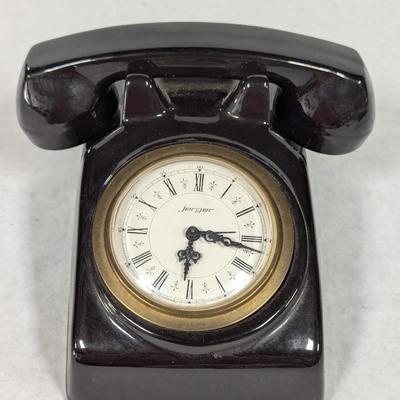 Jerger Made In Germany Phone Desk Clock