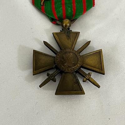 WW1 French Croix De Guerre Medal & District of Columbia Medal (DR-MG)