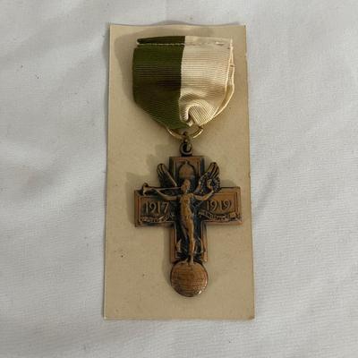 WW1 French Croix De Guerre Medal & District of Columbia Medal (DR-MG)