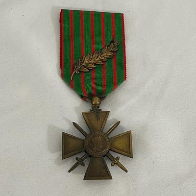 WW1 French Croix De Guerre Medal & District of Columbia Medal (DR-MG)