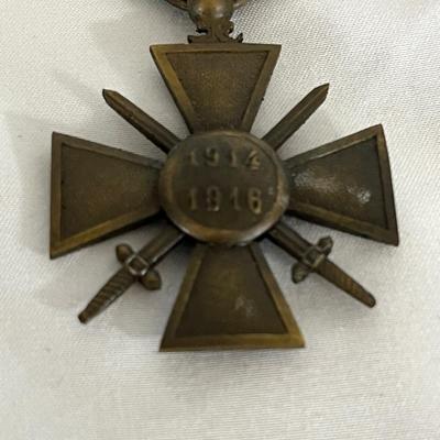 WW1 French Croix De Guerre Medal & District of Columbia Medal (DR-MG)